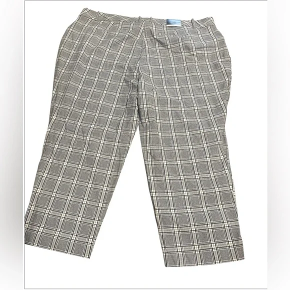 Women's High-Rise Ankle Tapered Pants - Ava & Viv Size 26 NWT Comfort Waist - Picture 4 of 11